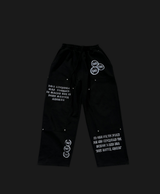 STUDDED FLARE SWEATS