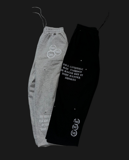STUDDED FLARE SWEATS